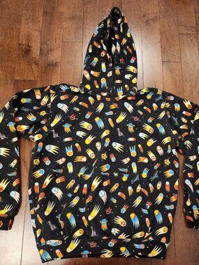 Moschino vintage Y2K men's pullover hoodie sweatshirt in size small